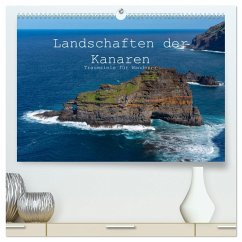 Landschaften der Kanaren - Traumziele für Wanderer (hochwertiger Premium Wandkalender 2024 DIN A2 quer), Kunstdruck in Hochglanz