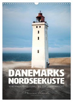 Dänemarks Nordseeküste - Vom Ringkøbing-Fjord bis zur Jammerbucht (Wandkalender 2024 DIN A3 hoch), CALVENDO Monatskalender - Kunde, Florian