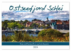 Ostseefjord Schlei (Wandkalender 2024 DIN A2 quer), CALVENDO Monatskalender - Jackisch, Ute