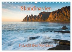 Skandinavien - Im Licht des Nordens (Wandkalender 2024 DIN A3 quer), CALVENDO Monatskalender