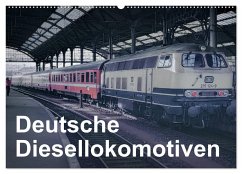 Deutsche Diesellokomotiven (Wandkalender 2024 DIN A2 quer), CALVENDO Monatskalender - Schulz-Dostal, Michael