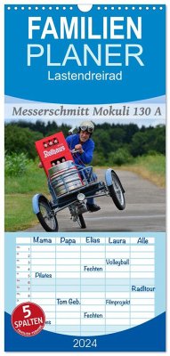 Familienplaner 2024 - Messerschmitt Mokuli 130 A mit 5 Spalten (Wandkalender, 21 x 45 cm) CALVENDO