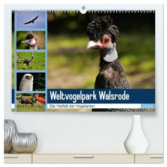 Weltvogelpark Walsrode - Die Vielfalt der Vogelarten (hochwertiger Premium Wandkalender 2024 DIN A2 quer), Kunstdruck in Hochglanz