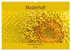 Musterhaft - Natürliche Strukturen (Wandkalender 2024 DIN A2 quer), CALVENDO Monatskalender