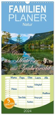 Familienplaner 2024 - Rund um den Hintersee und Zauberwald mit 5 Spalten (Wandkalender, 21 x 45 cm) CALVENDO