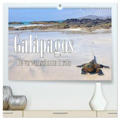 Galápagos - Die verwunschenen Inseln (hochwertiger Premium Wandkalender 2024 DIN A2 quer), Kunstdruck in Hochglanz