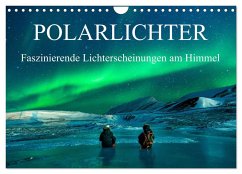 Faszinierende Lichterscheinungen am Himmel - Polarlichter (Wandkalender 2024 DIN A4 quer), CALVENDO Monatskalender - Gayde, Frank
