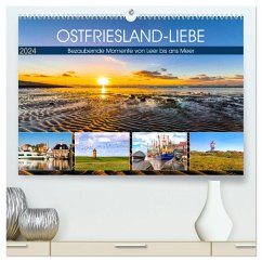 OSTFRIESLAND-LIEBE (hochwertiger Premium Wandkalender 2024 DIN A2 quer), Kunstdruck in Hochglanz