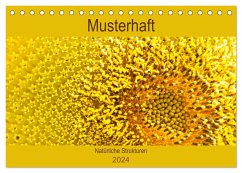 Musterhaft - Natürliche Strukturen (Tischkalender 2024 DIN A5 quer), CALVENDO Monatskalender