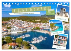 Chalkidiki - Griechenlands schönste Halbinsel (Tischkalender 2024 DIN A5 quer), CALVENDO Monatskalender - Grellmann, Tilo