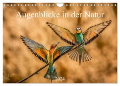 Augenblicke in der Natur (Wandkalender 2024 DIN A4 quer), CALVENDO Monatskalender