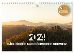 Sächsische und Böhmische Schweiz (Wandkalender 2024 DIN A4 quer), CALVENDO Monatskalender