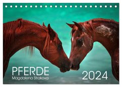 Pferde - Magdalena Strakova (Tischkalender 2024 DIN A5 quer), CALVENDO Monatskalender - Strakova, Magdalena