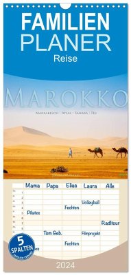 Familienplaner 2024 - Marokko: Marrakesch, Atlas, Sahara, Fès mit 5 Spalten (Wandkalender, 21 x 45 cm) CALVENDO - Benninghofen, Jens