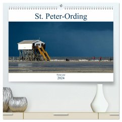 St. Peter-Ording - Natur pur (hochwertiger Premium Wandkalender 2024 DIN A2 quer), Kunstdruck in Hochglanz