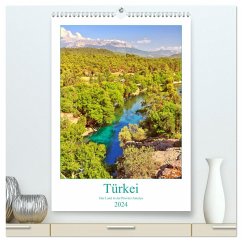 Türkei - Das Land in der Provinz Antalya (hochwertiger Premium Wandkalender 2024 DIN A2 hoch), Kunstdruck in Hochglanz - Hackstein, Bettina