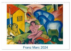 Franz Marc 2024 (Wandkalender 2024 DIN A3 quer), CALVENDO Monatskalender