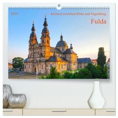 Fulda Kleinod zwischen Rhön und Vogelsberg (hochwertiger Premium Wandkalender 2024 DIN A2 quer), Kunstdruck in Hochglanz