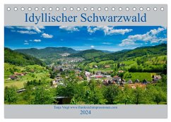 Idyllischer Schwarzwald (Tischkalender 2024 DIN A5 quer), CALVENDO Monatskalender