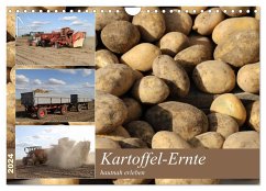 Kartoffel-Ernte - hautnah erleben (Wandkalender 2024 DIN A4 quer), CALVENDO Monatskalender