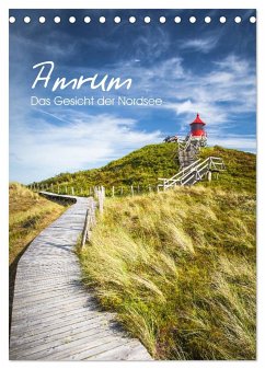 Amrum - Das Gesicht der Nordsee (Tischkalender 2024 DIN A5 hoch), CALVENDO Monatskalender