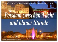 Potsdam zwischen Nacht und blauer Stunde (Tischkalender 2024 DIN A5 quer), CALVENDO Monatskalender - Wolfgang Schneider, Bernhard