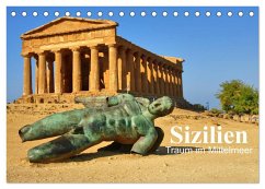 Sizilien - Traum im Mittelmeer (Tischkalender 2024 DIN A5 quer), CALVENDO Monatskalender