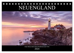 NEUENGLAND - Eine Reise durch den Nordosten der USA (Tischkalender 2024 DIN A5 quer), CALVENDO Monatskalender - Büchler & Martin Büchler, Christine