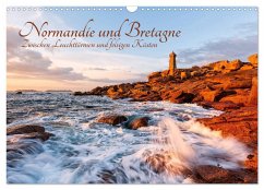 Normandie und Bretagne: Zwischen Leuchttürmen und felsigen Küsten (Wandkalender 2024 DIN A3 quer), CALVENDO Monatskalender - Aust, Gerhard