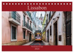 Lissabon - Traumstadt am Tejo (Tischkalender 2024 DIN A5 quer), CALVENDO Monatskalender
