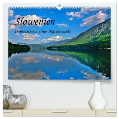 Slowenien - Impressionen eines Naturjuwels (hochwertiger Premium Wandkalender 2024 DIN A2 quer), Kunstdruck in Hochglanz