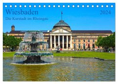 Wiesbaden Die Kurstadt im Rheingau (Tischkalender 2024 DIN A5 quer), CALVENDO Monatskalender