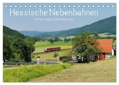 Hessische Nebenbahnen - Unterwegs in Nordhessen (Tischkalender 2024 DIN A5 quer), CALVENDO Monatskalender - Ornamentum, Partum