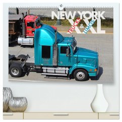 NEW YORK XXL Trucks and Limos (hochwertiger Premium Wandkalender 2024 DIN A2 quer), Kunstdruck in Hochglanz