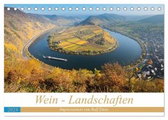 Wein - Landschaften (Tischkalender 2024 DIN A5 quer), CALVENDO Monatskalender - Dietz, Rolf