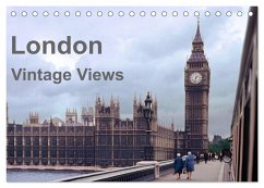 London - Vintage Views (Tischkalender 2024 DIN A5 quer), CALVENDO Monatskalender - Schulz-Dostal, Michael