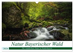 Natur Bayerischer Wald (Wandkalender 2024 DIN A3 quer), CALVENDO Monatskalender