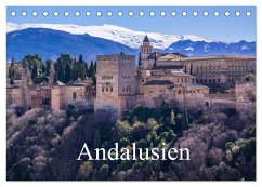 Andalusien (Tischkalender 2024 DIN A5 quer), CALVENDO Monatskalender - Fahrenbach, Michael
