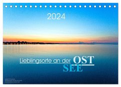 Lieblingsorte an der Ostsee (Tischkalender 2024 DIN A5 quer), CALVENDO Monatskalender