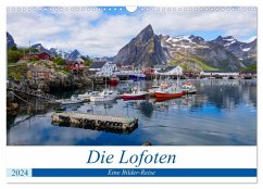 Die Lofoten - Eine Bilder-Reise (Wandkalender 2024 DIN A3 quer), CALVENDO Monatskalender - Heinrich, Sebastian