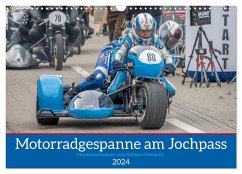 Motorradgespanne am Jochpass (Wandkalender 2024 DIN A3 quer), CALVENDO Monatskalender