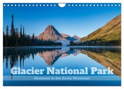 Glacier National Park - Abenteuer in den Rocky Mountains (Wandkalender 2024 DIN A4 quer), CALVENDO Monatskalender - Holtgräwe, Thomas