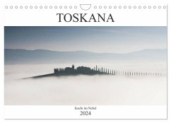 Toskana - Inseln im Nebel (Wandkalender 2024 DIN A4 quer), CALVENDO Monatskalender