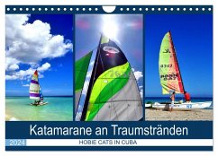 Katamarane an Traumstränden - Hobie Cats in Cuba (Wandkalender 2024 DIN A4 quer), CALVENDO Monatskalender - Löwis of Menar, Henning von