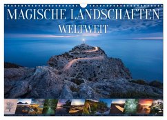 Magische Landschaften Weltweit (Wandkalender 2024 DIN A3 quer), CALVENDO Monatskalender