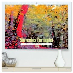 Surreales Farbspiel (hochwertiger Premium Wandkalender 2024 DIN A2 quer), Kunstdruck in Hochglanz