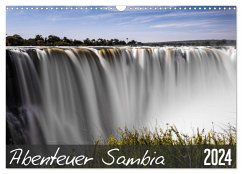 Abenteuer Sambia (Wandkalender 2024 DIN A3 quer), CALVENDO Monatskalender - und Stefanie Krüger, Carsten