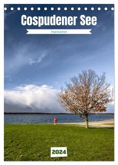 Cospudener See (Tischkalender 2024 DIN A5 hoch), CALVENDO Monatskalender