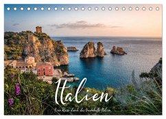 Italien - Eine Reise durch das traumhafte Italien. (Tischkalender 2024 DIN A5 quer), CALVENDO Monatskalender