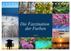 Die Faszination der Farben (Tischkalender 2024 DIN A5 quer), CALVENDO Monatskalender